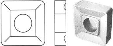 Пластина твердосплавная сменная SNUM (03114), пластина квадратная